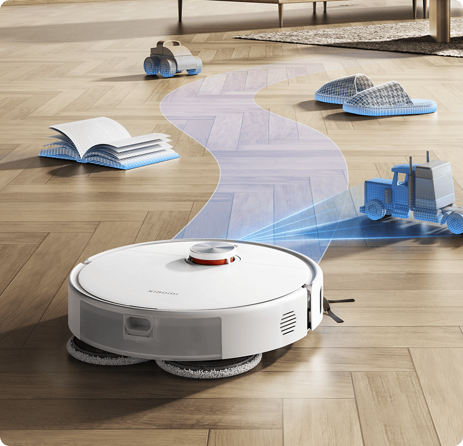 Xiaomi S40 LDS Navigation Robot Vacuum Mop – Makfool Home Jordan