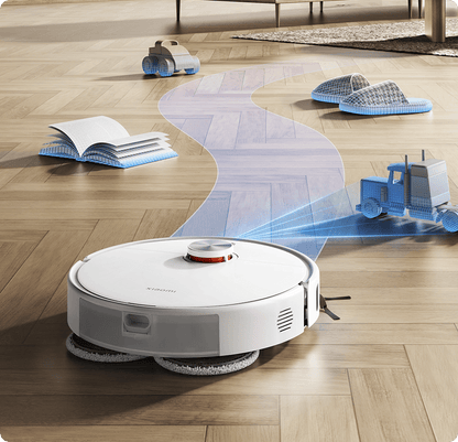 Xiaomi S40 LDS Navigation Robot Vacuum Mop – Makfool Home Jordan