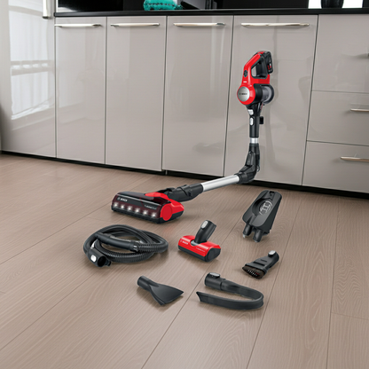 BOSCH BCS711PET Rechargeable Handstick Vacuum Cleaner Unlimited ProAnimal Serie7 Red